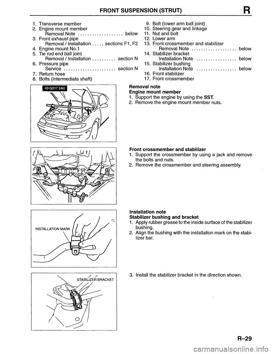 MAZDA MX-6 1996  Workshop Manual 