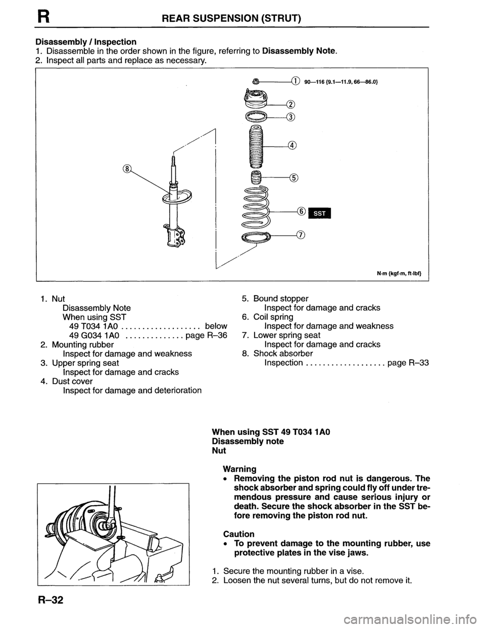 MAZDA MX-6 1996  Workshop Manual 