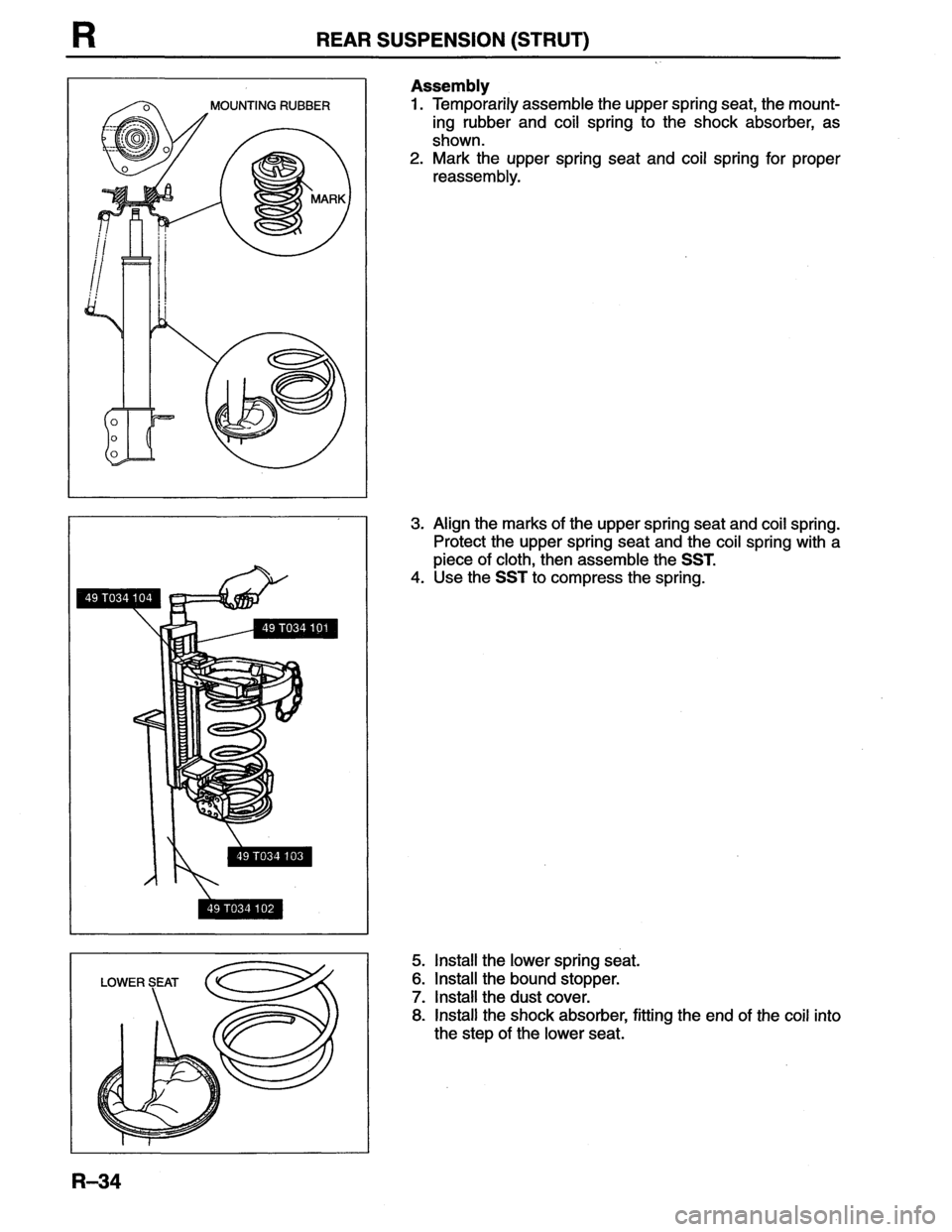MAZDA MX-6 1996  Workshop Manual 