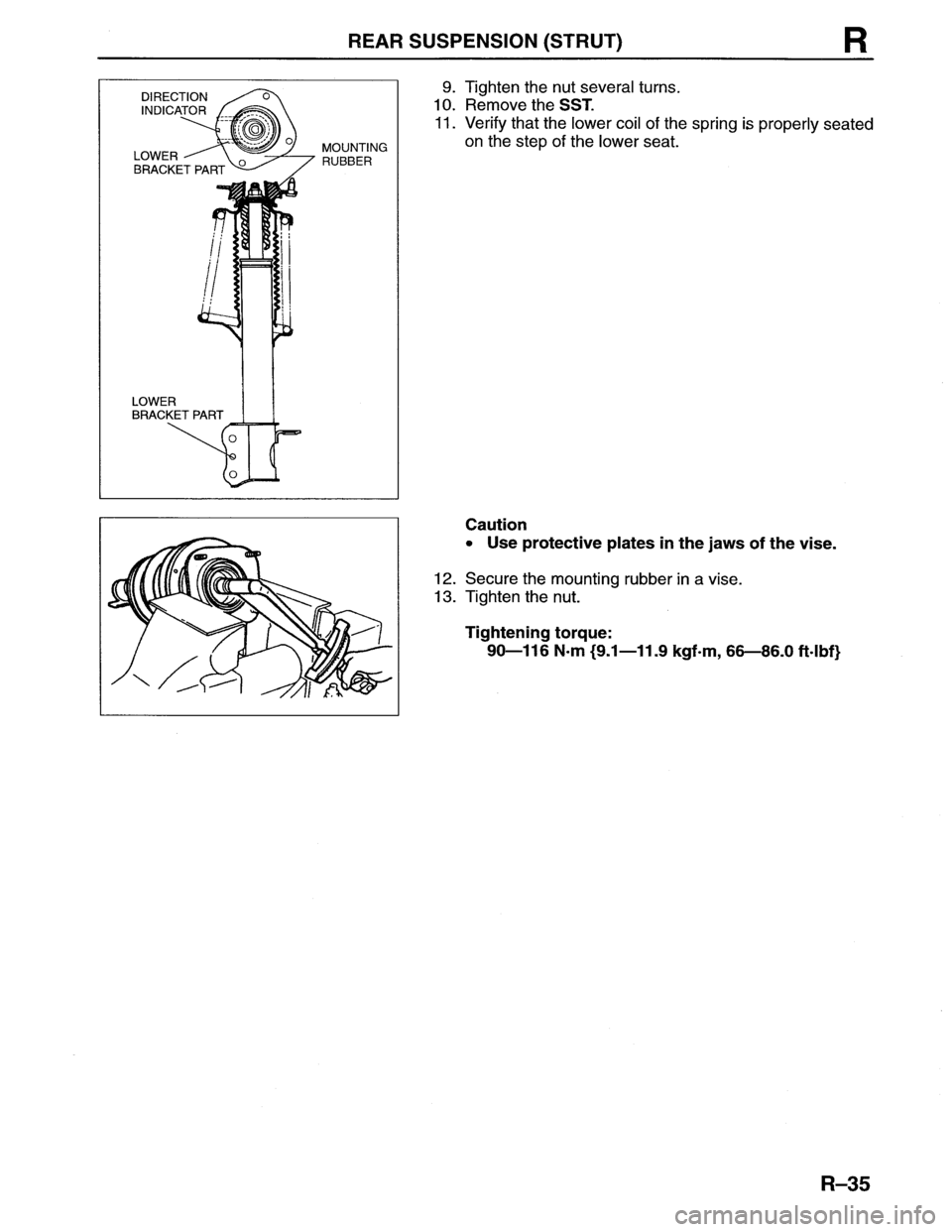 MAZDA MX-6 1996  Workshop Manual 