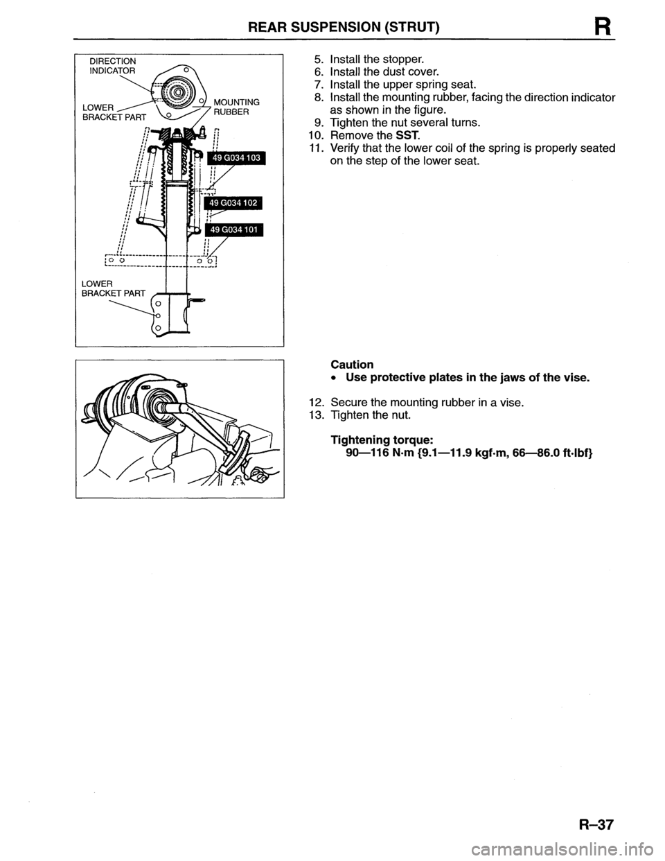MAZDA MX-6 1996  Workshop Manual 