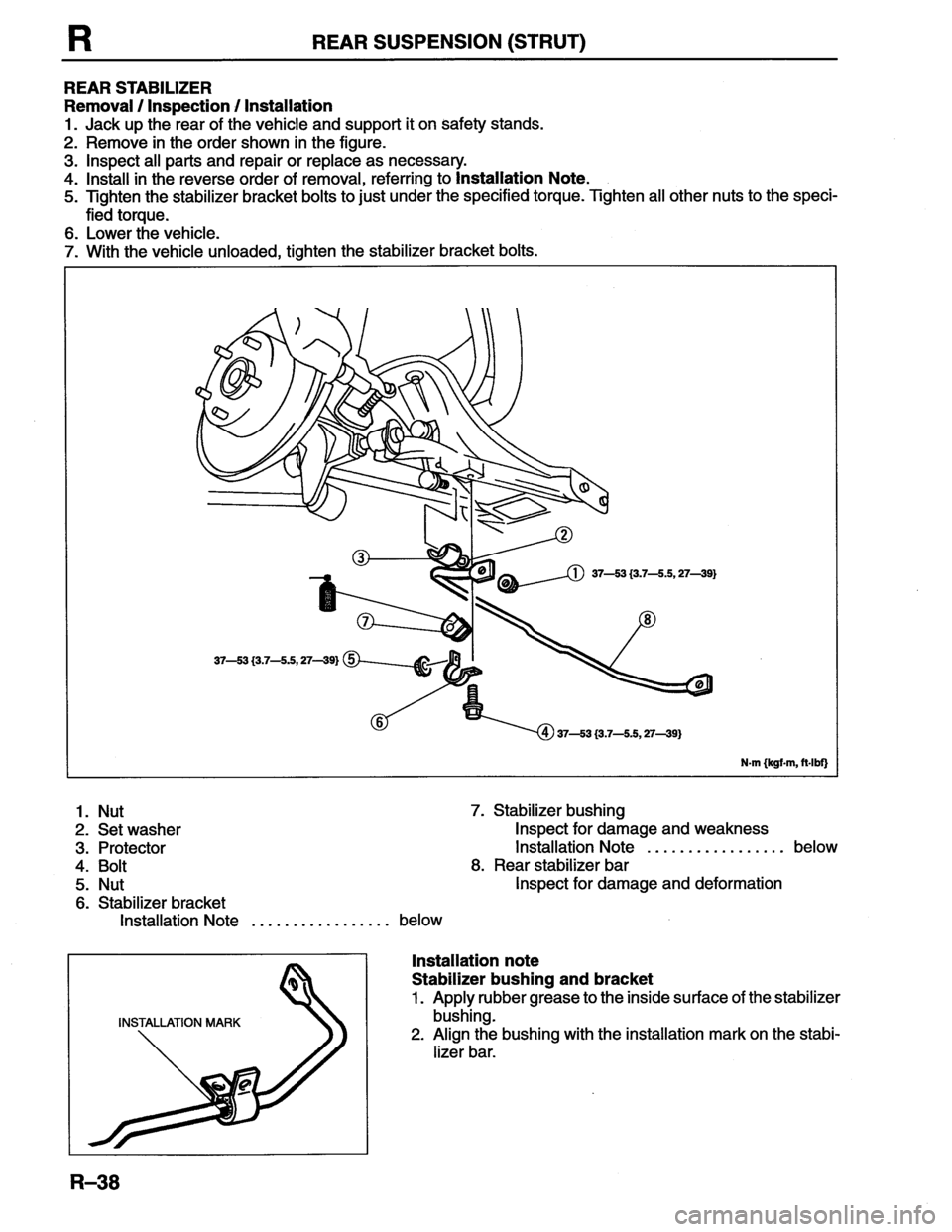 MAZDA MX-6 1996  Workshop Manual 