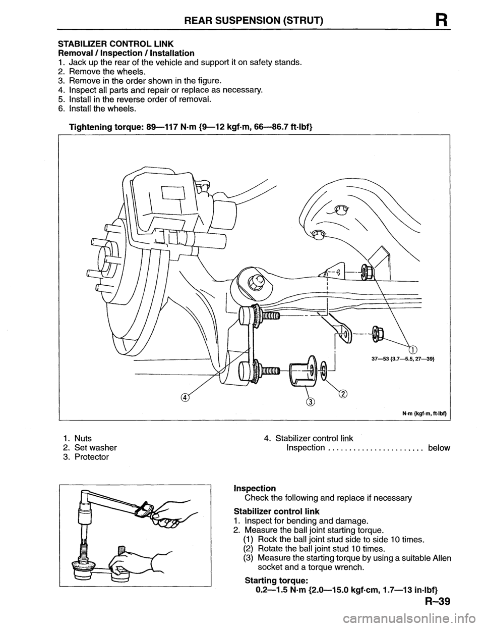 MAZDA MX-6 1996  Workshop Manual 