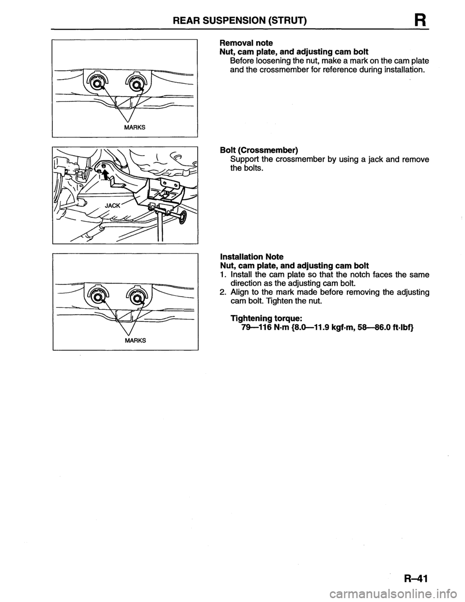 MAZDA MX-6 1996  Workshop Manual 