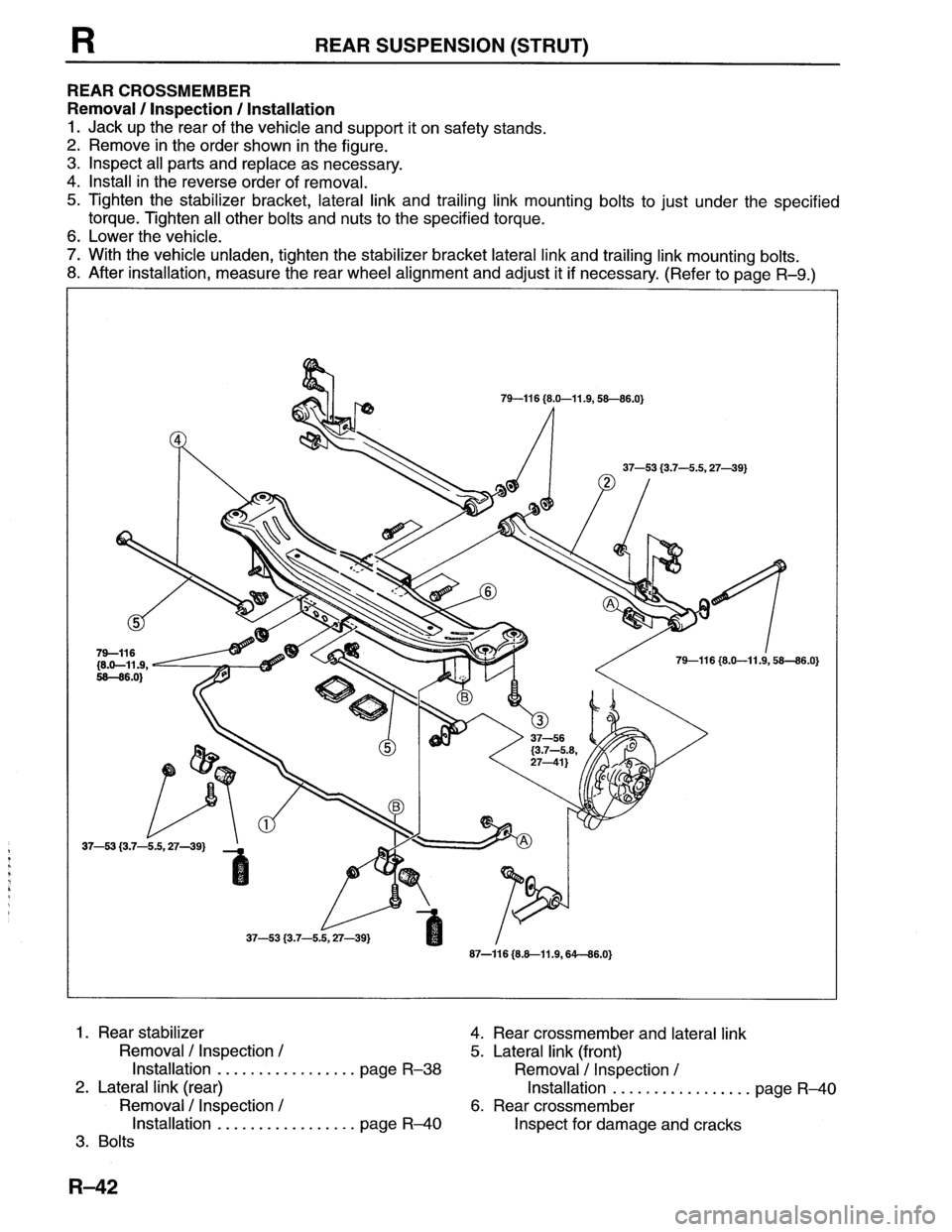MAZDA MX-6 1996  Workshop Manual 