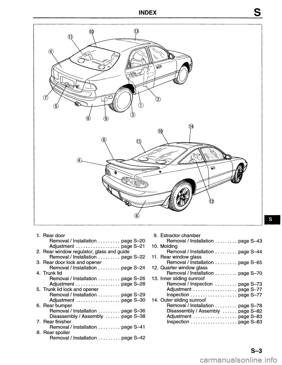 MAZDA MX-6 1996  Workshop Manual 