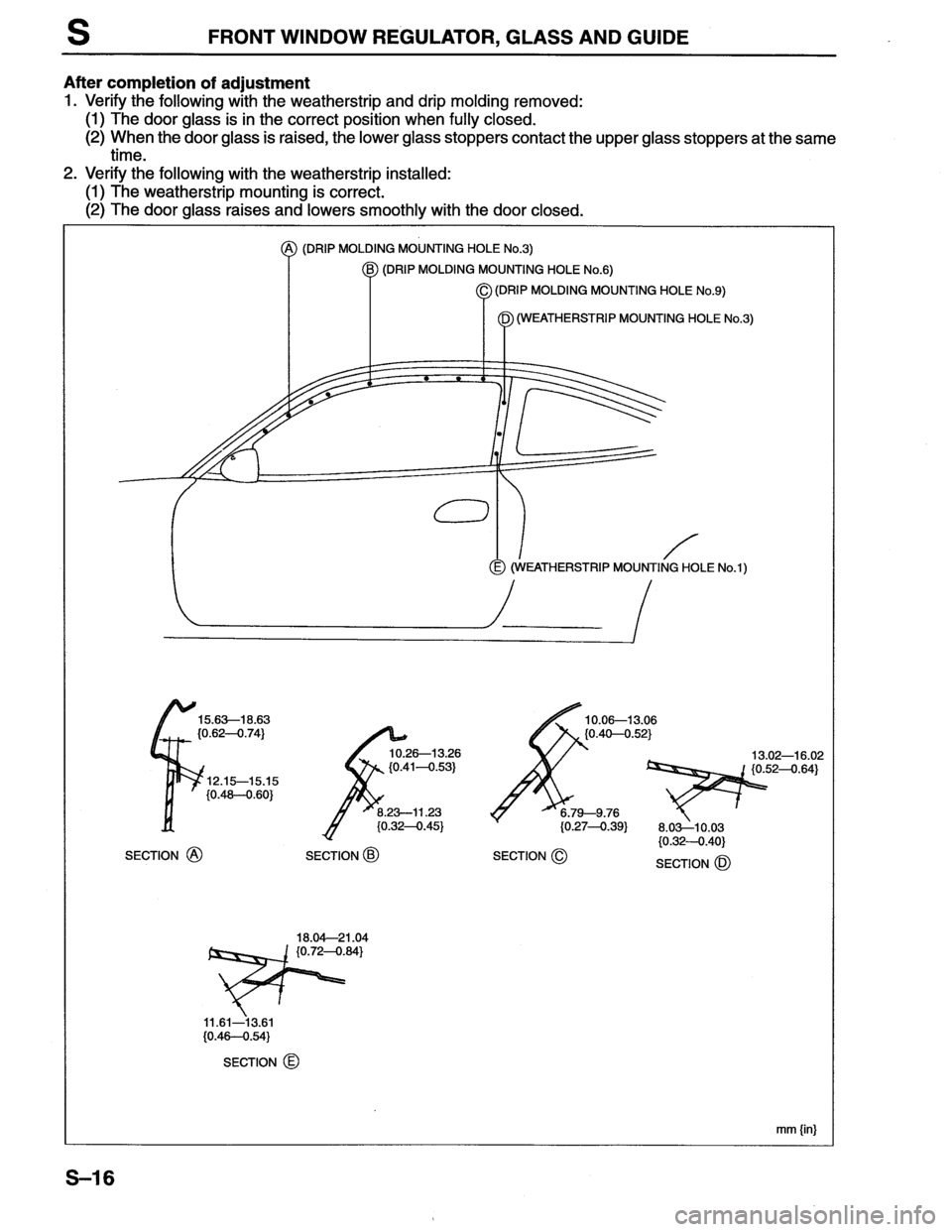 MAZDA MX-6 1996  Workshop Manual 