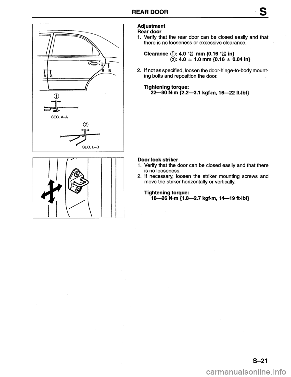 MAZDA MX-6 1996  Workshop Manual 