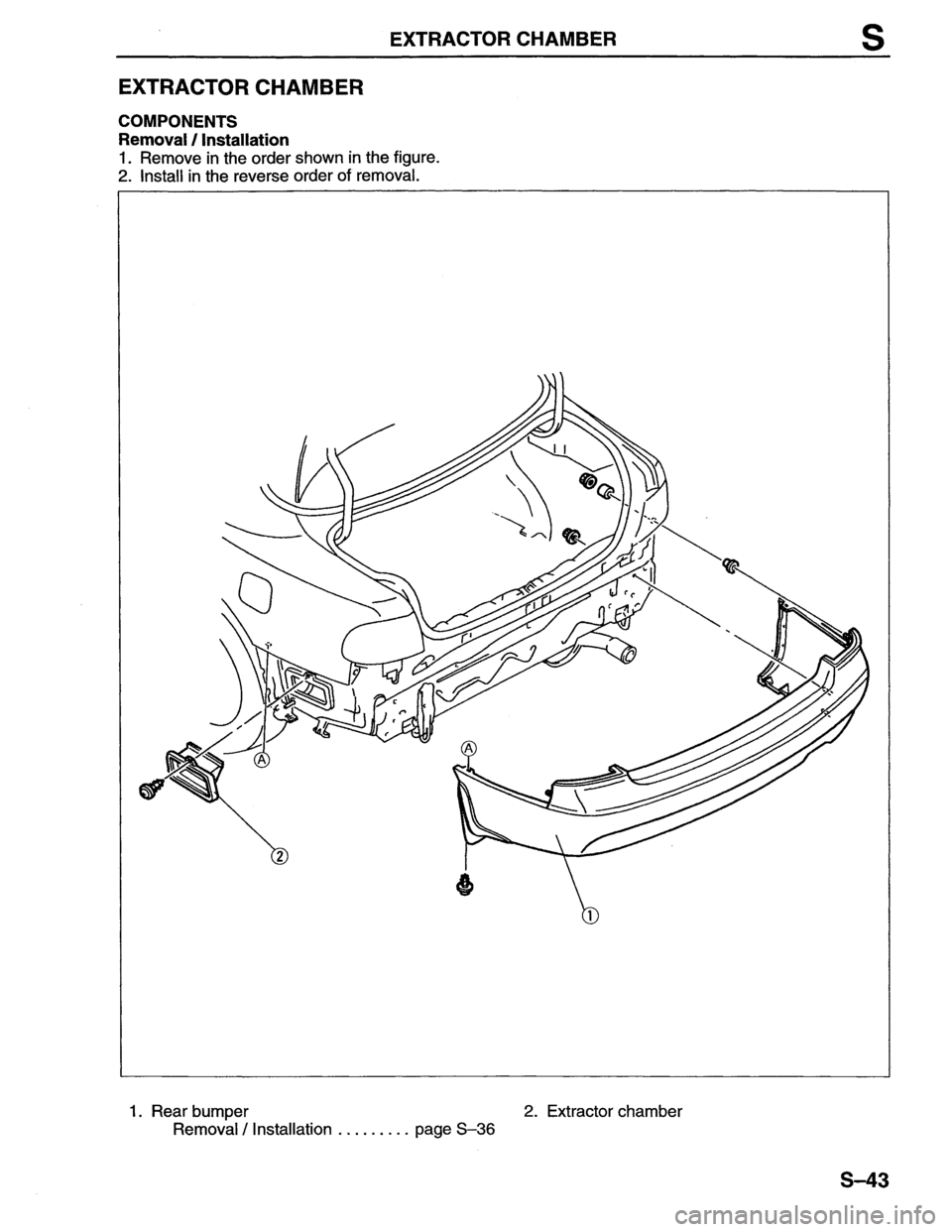 MAZDA MX-6 1996  Workshop Manual 
