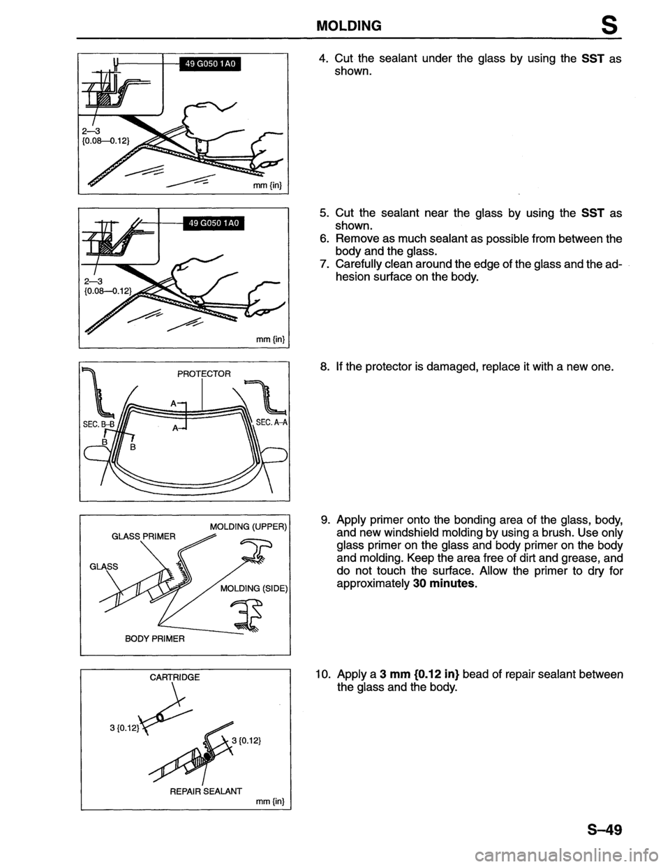 MAZDA MX-6 1996  Workshop Manual 