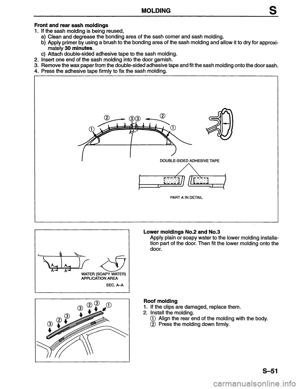MAZDA MX-6 1996  Workshop Manual 