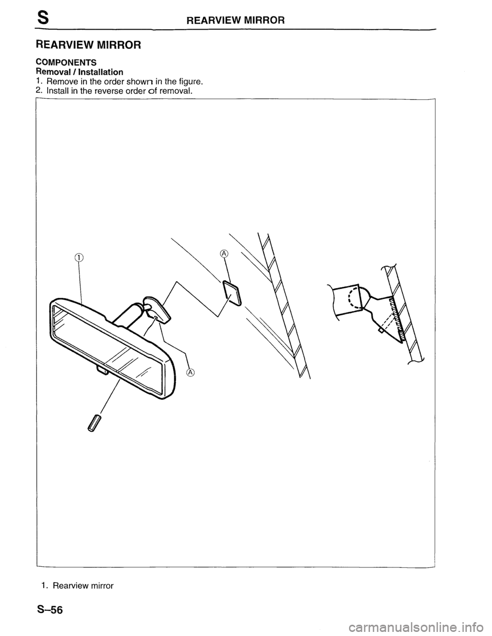 MAZDA MX-6 1996  Workshop Manual 