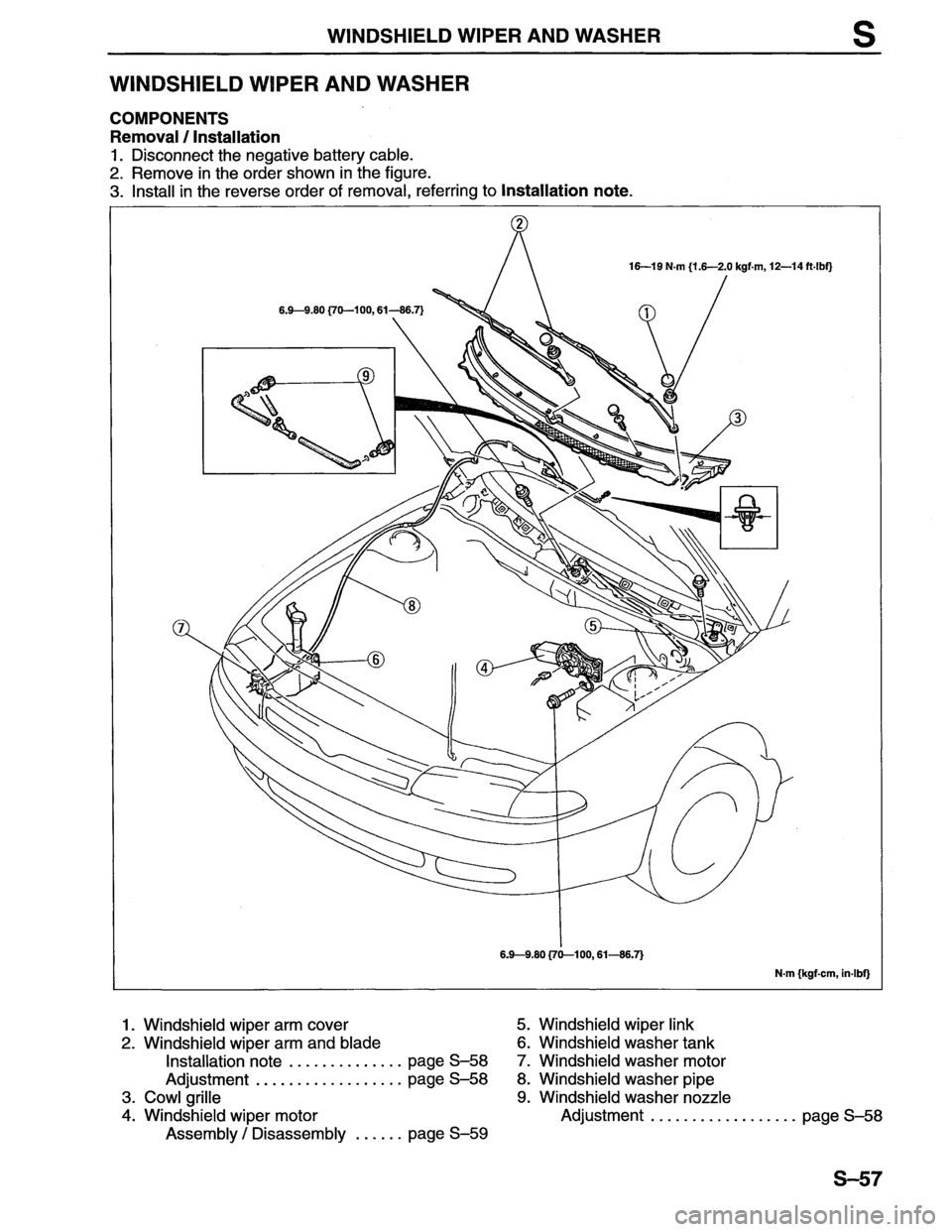 MAZDA MX-6 1996  Workshop Manual 