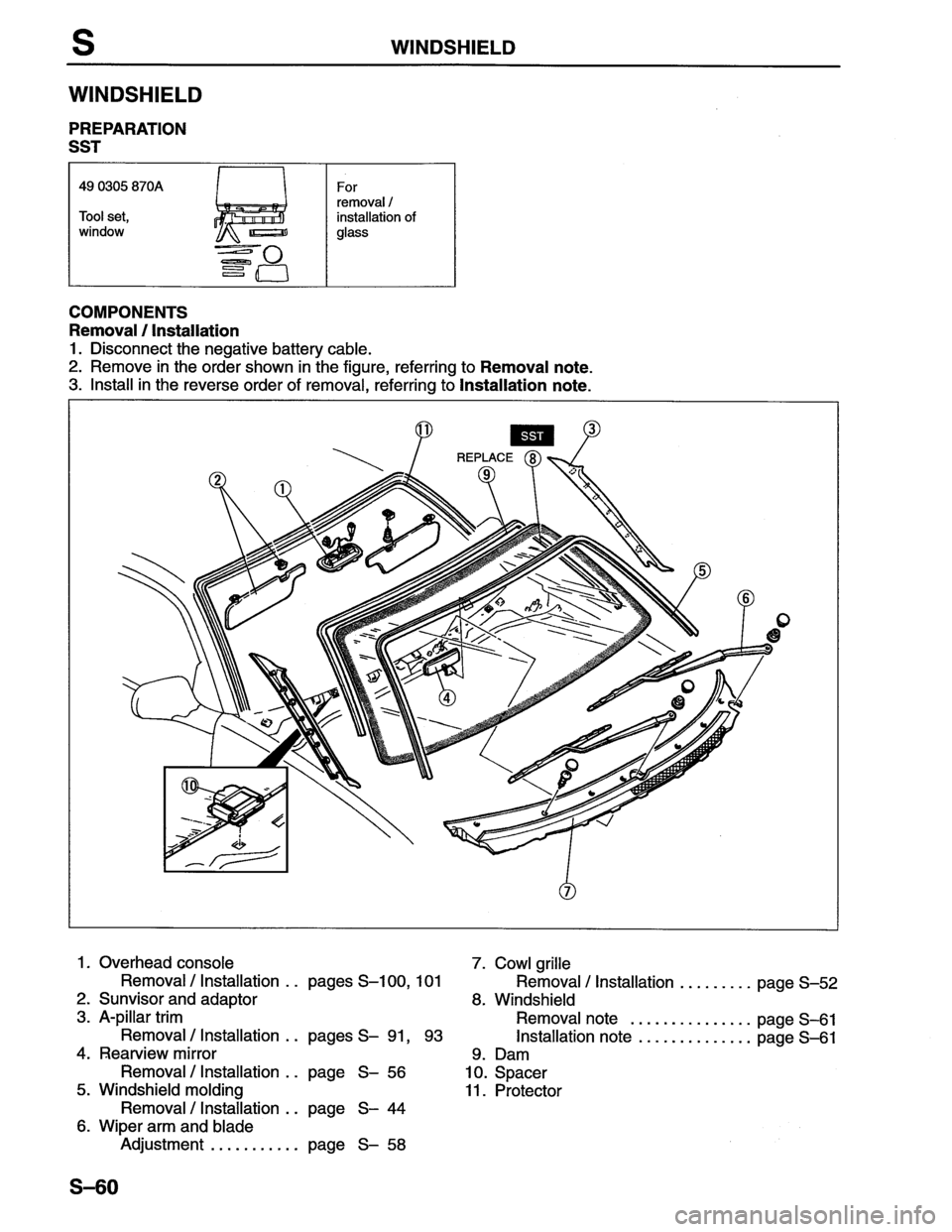 MAZDA MX-6 1996  Workshop Manual 