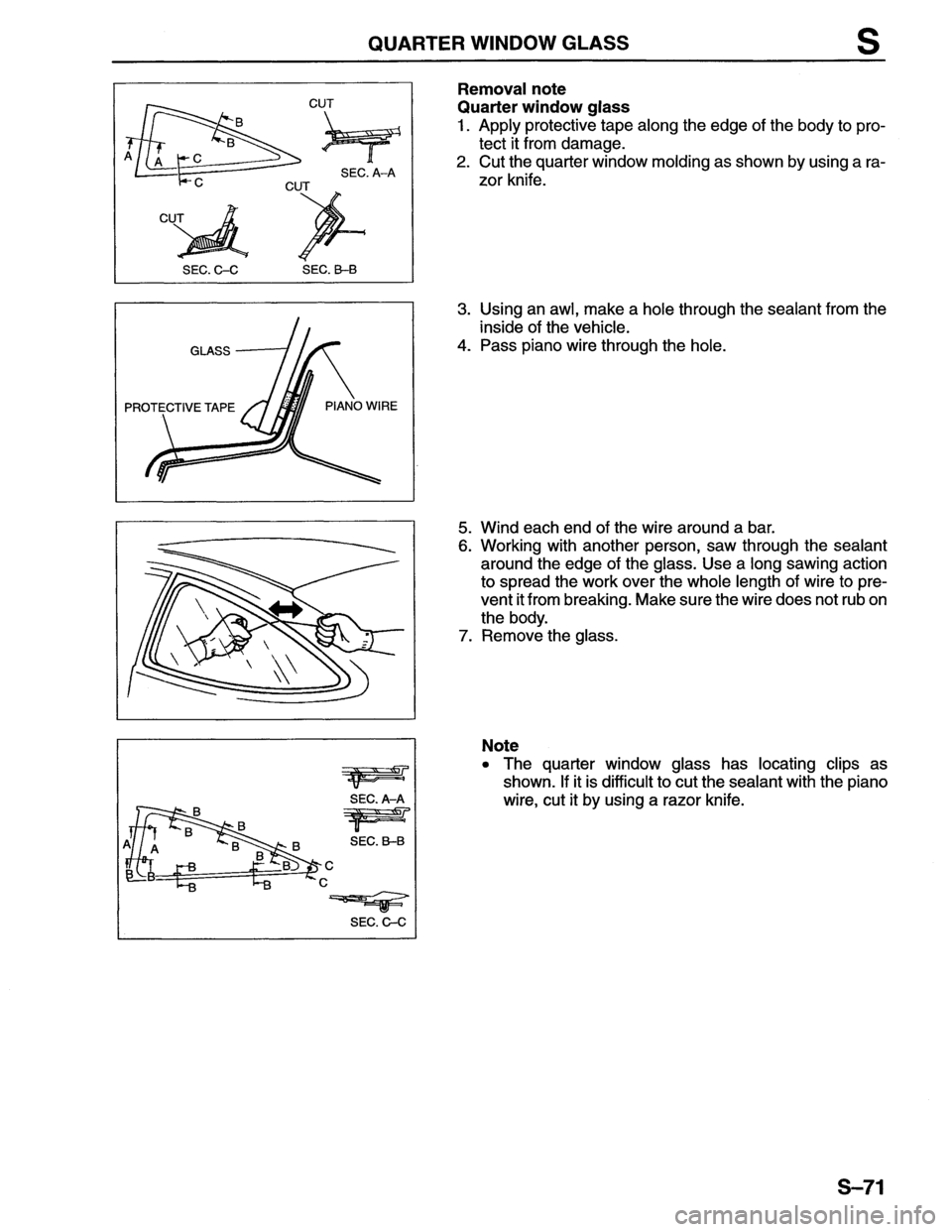 MAZDA MX-6 1996  Workshop Manual 