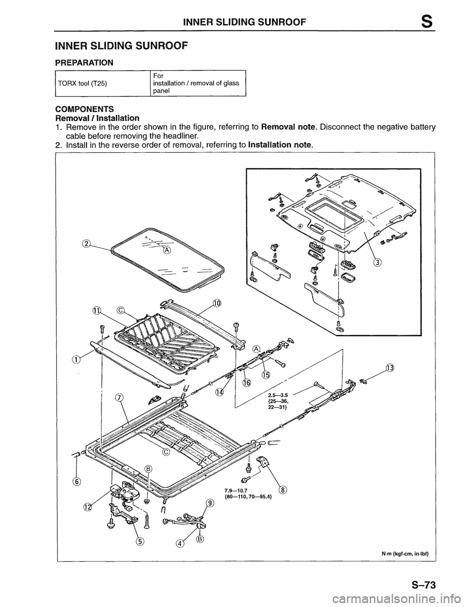 MAZDA MX-6 1996  Workshop Manual 