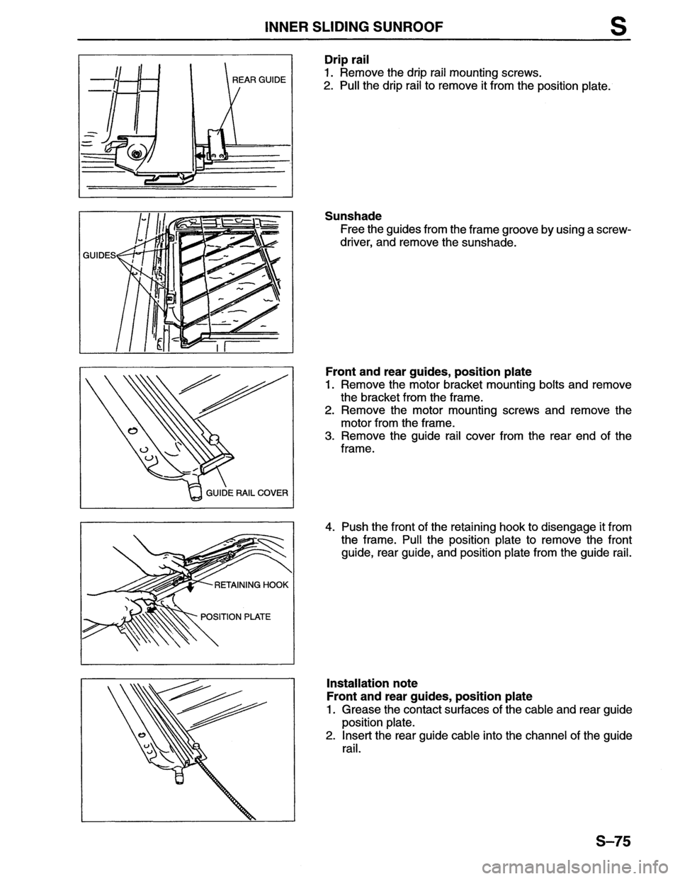 MAZDA MX-6 1996  Workshop Manual 