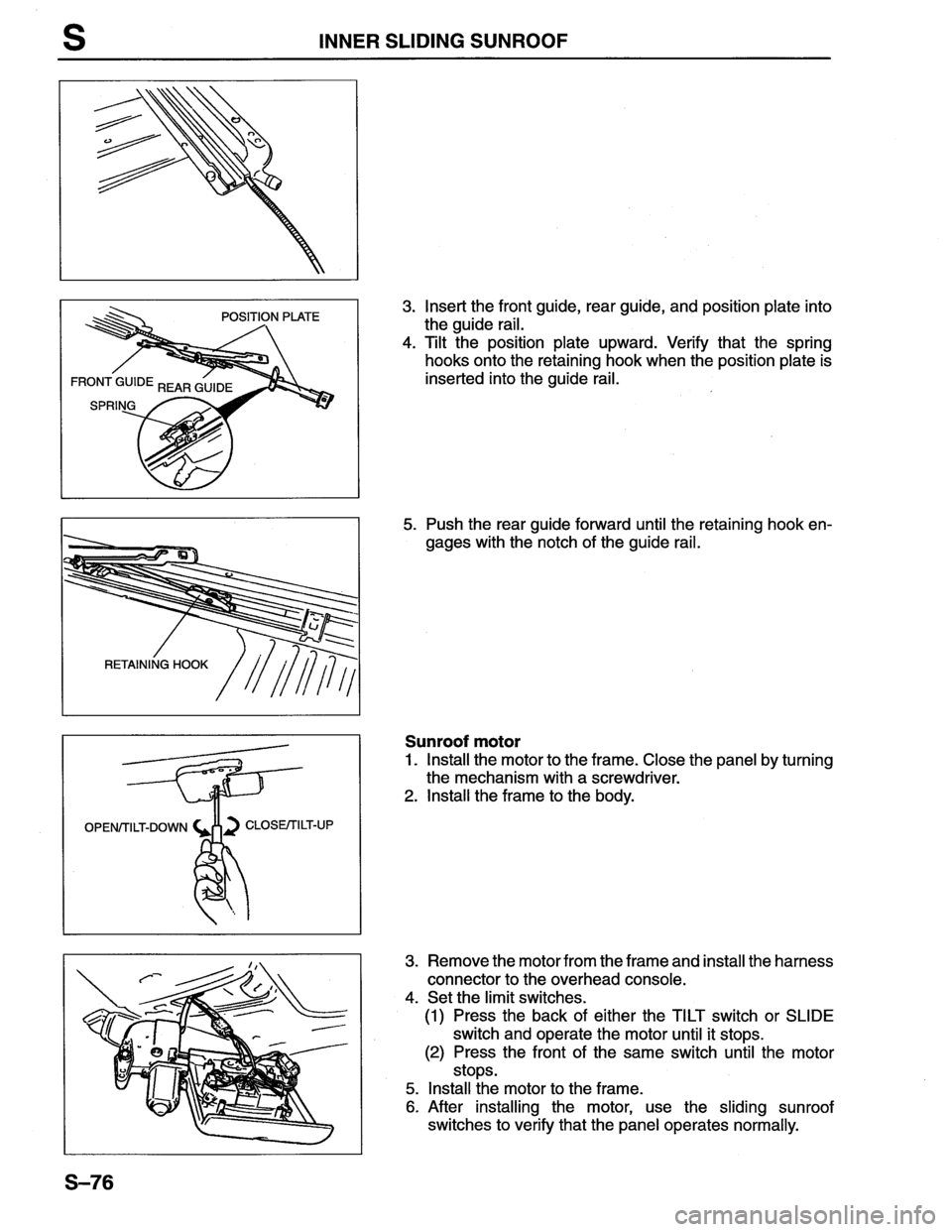 MAZDA MX-6 1996  Workshop Manual 