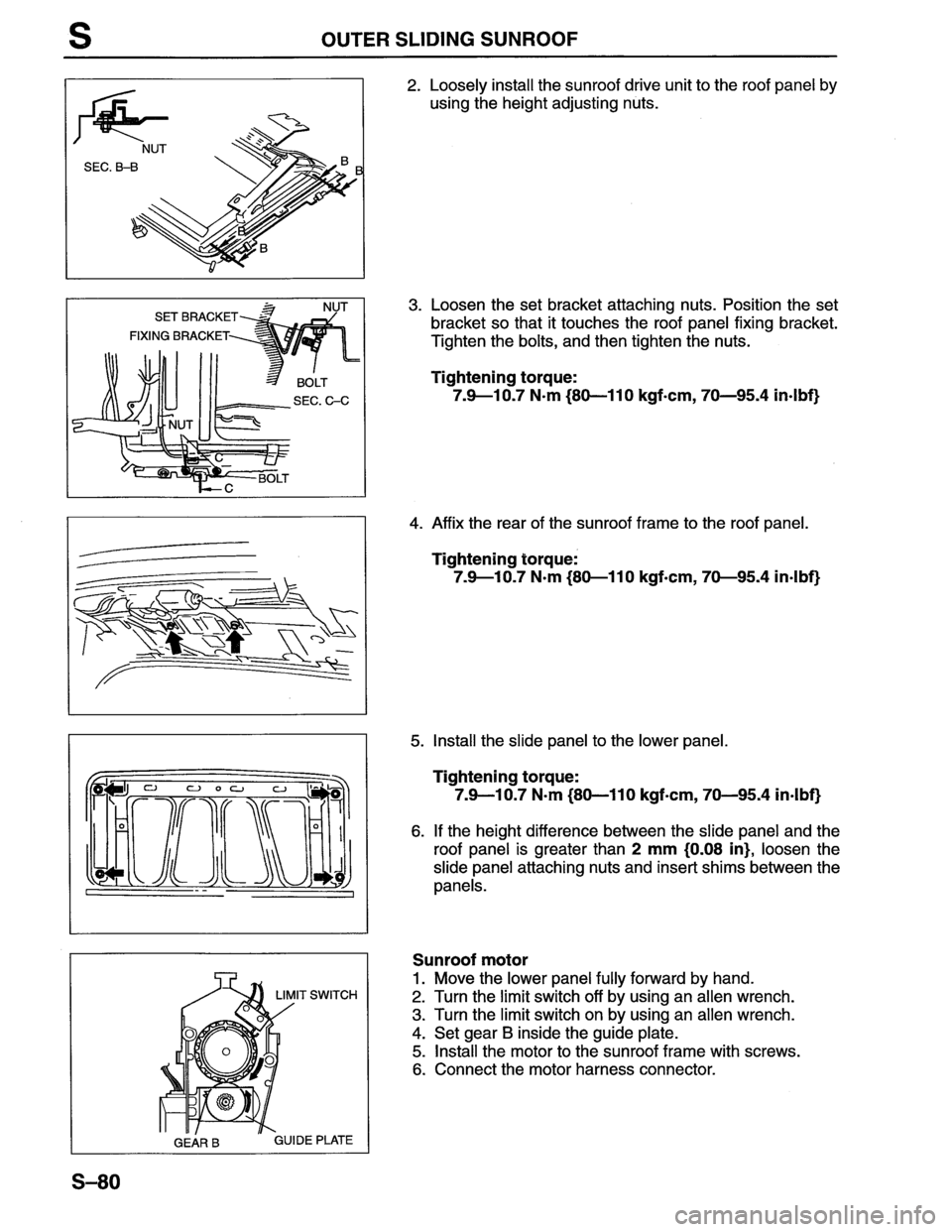 MAZDA MX-6 1996  Workshop Manual 