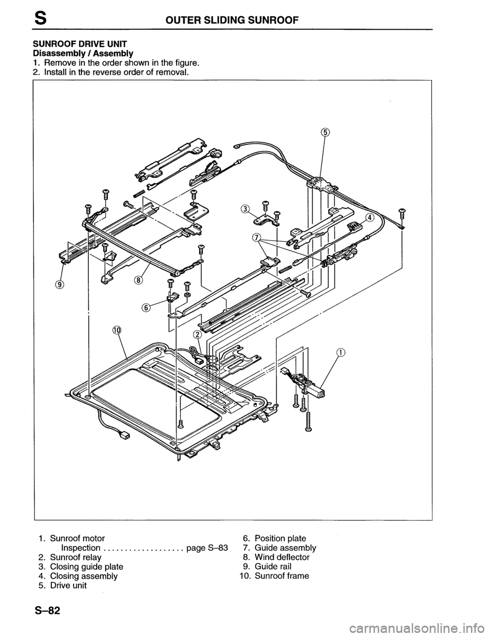 MAZDA MX-6 1996  Workshop Manual 