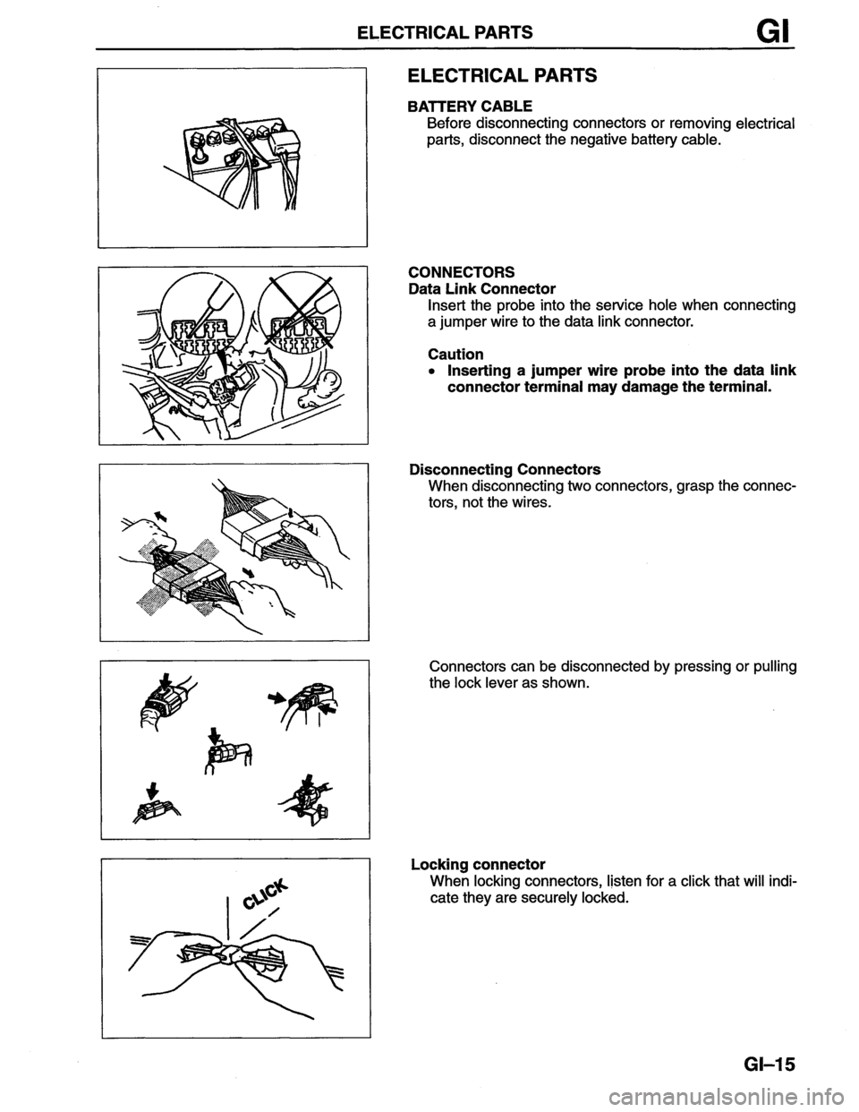MAZDA MX-6 1996  Workshop Manual 