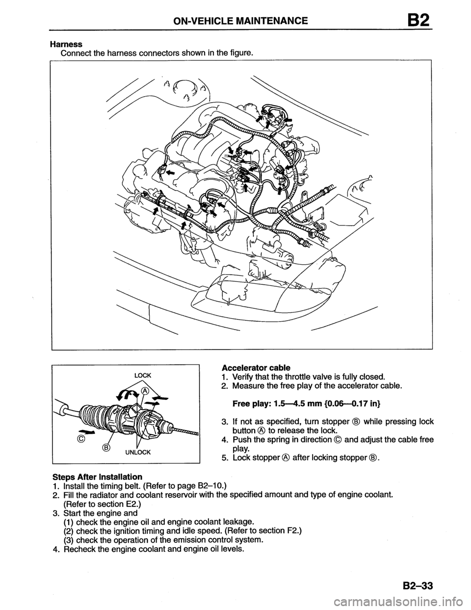 MAZDA MX-6 1996  Workshop Manual 