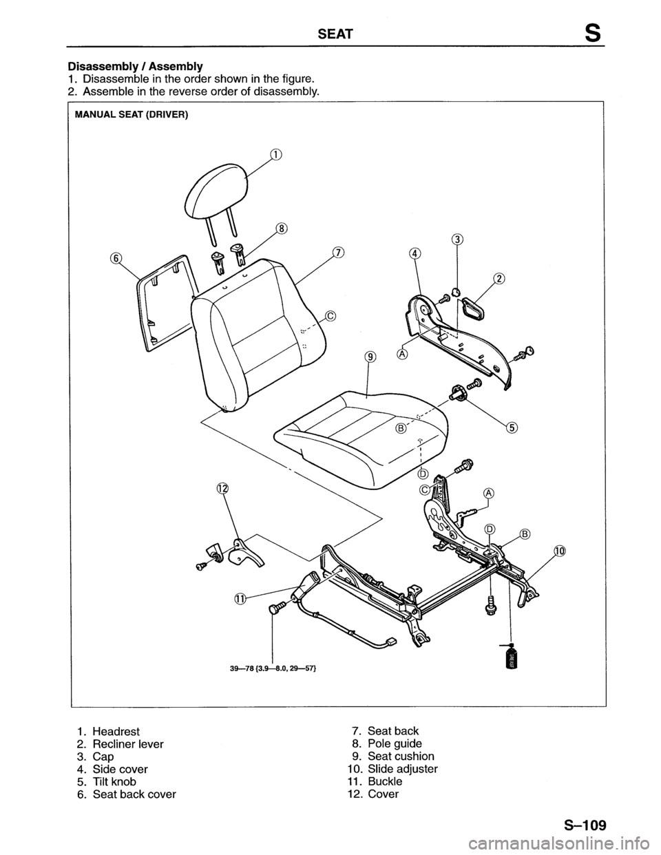 MAZDA MX-6 1996  Workshop Manual 