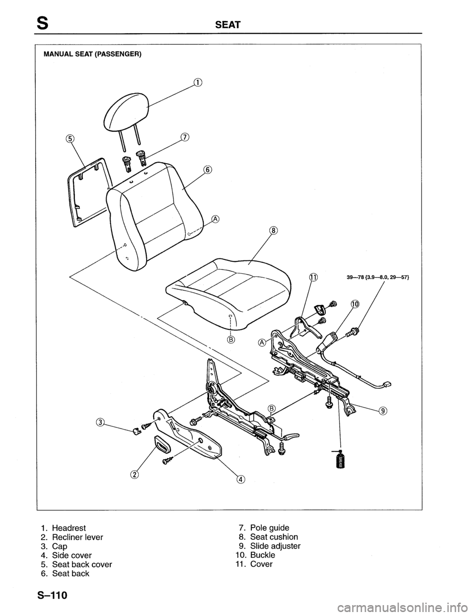 MAZDA MX-6 1996  Workshop Manual 