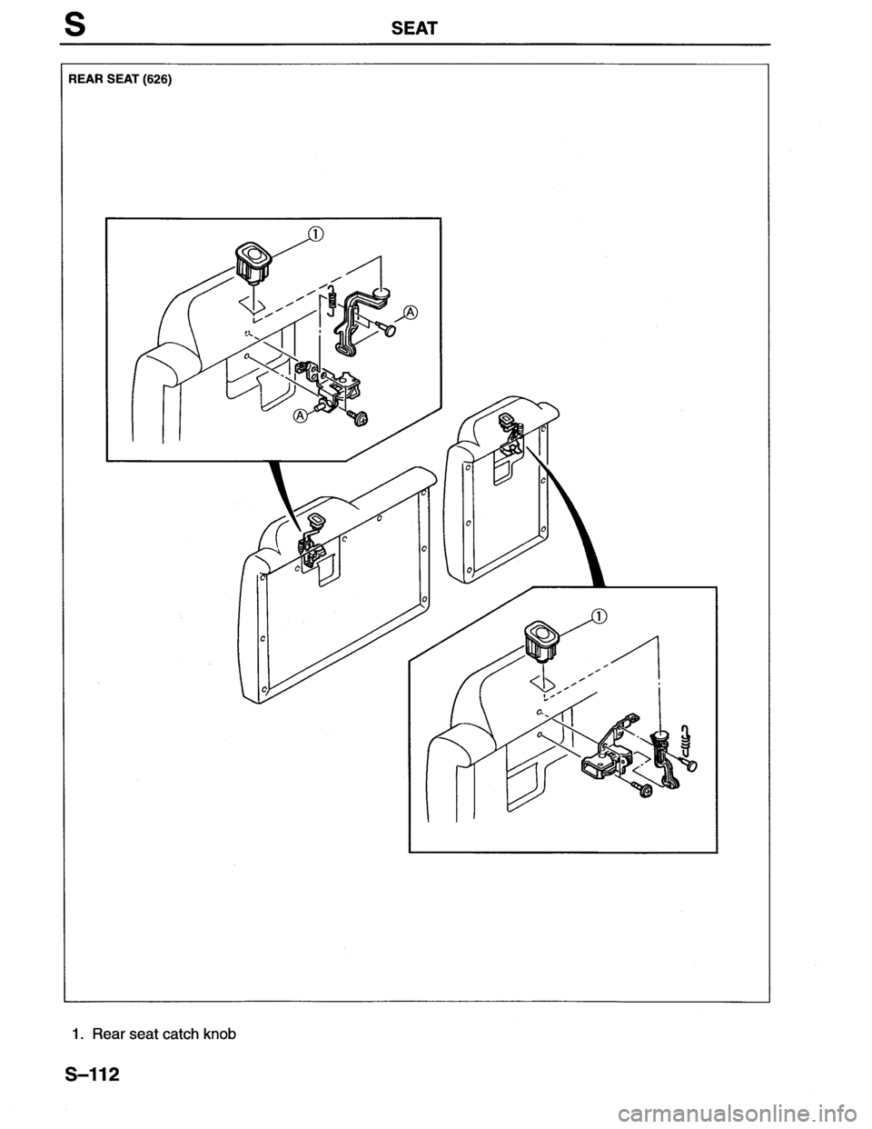 MAZDA MX-6 1996  Workshop Manual 