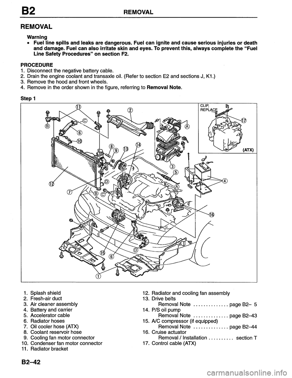 MAZDA MX-6 1996  Workshop Manual 