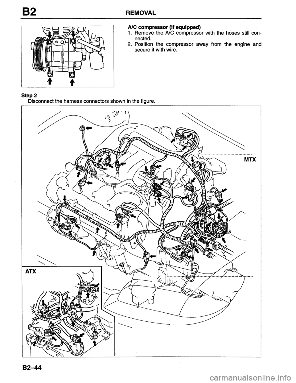 MAZDA MX-6 1996  Workshop Manual 