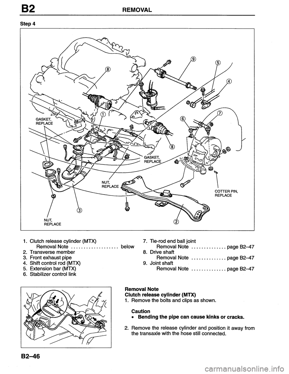 MAZDA MX-6 1996  Workshop Manual 