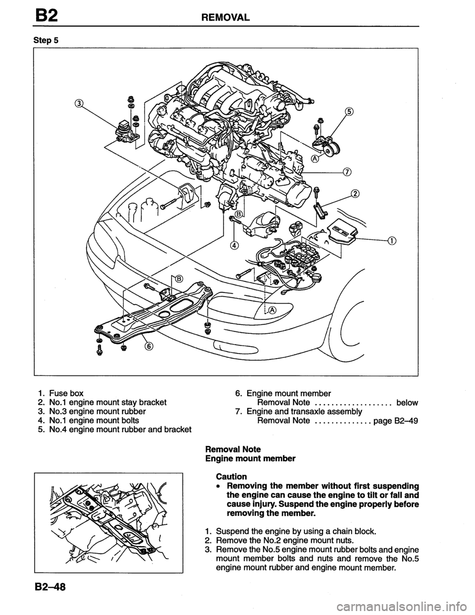 MAZDA MX-6 1996  Workshop Manual 
