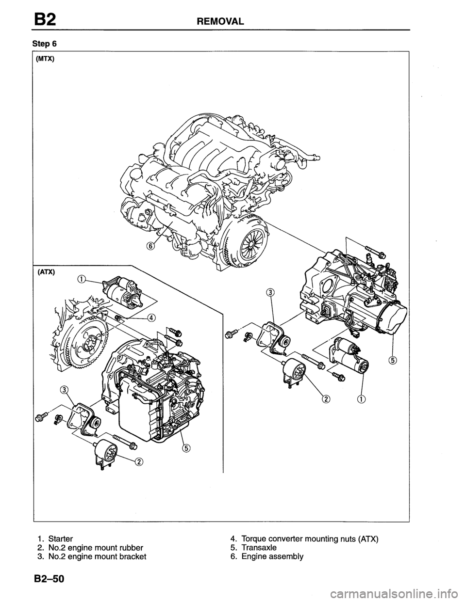 MAZDA MX-6 1996  Workshop Manual 
