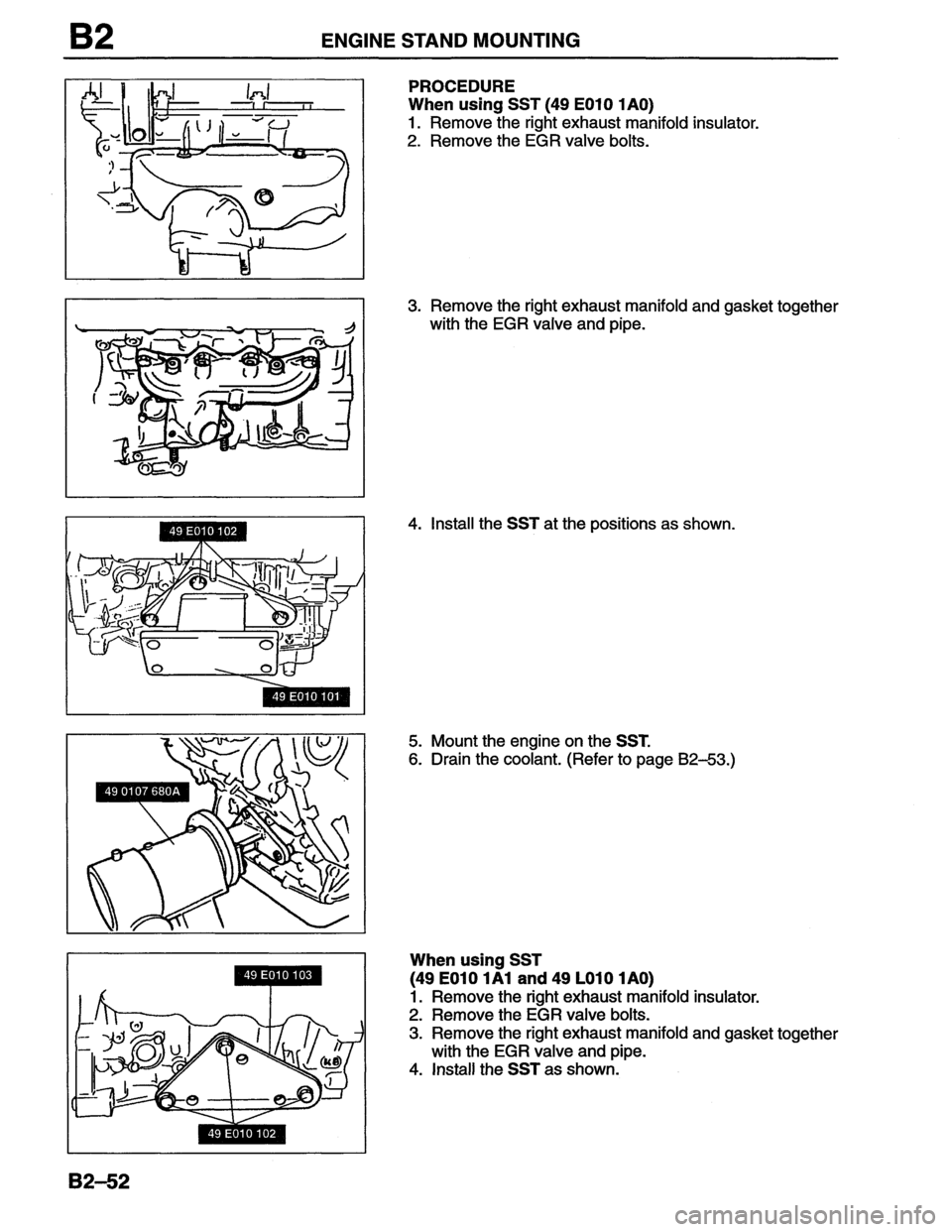 MAZDA MX-6 1996  Workshop Manual 