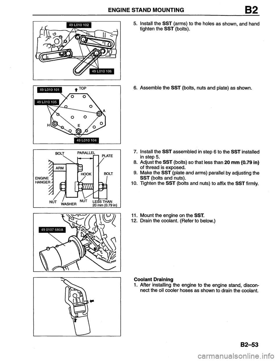 MAZDA MX-6 1996  Workshop Manual 