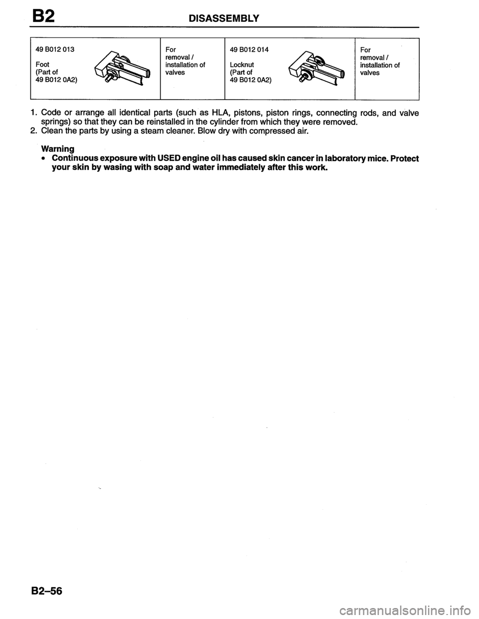 MAZDA MX-6 1996  Workshop Manual 