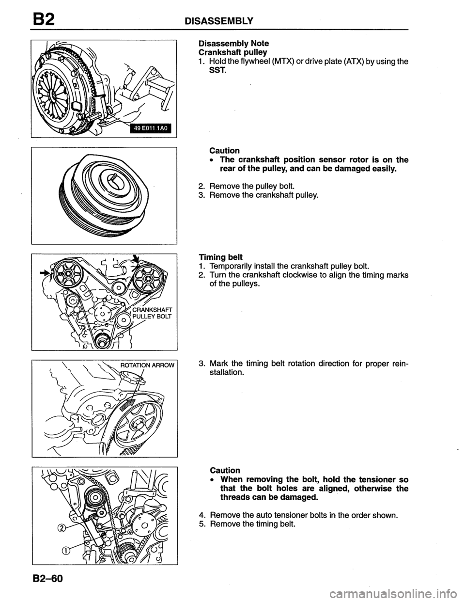MAZDA MX-6 1996  Workshop Manual 