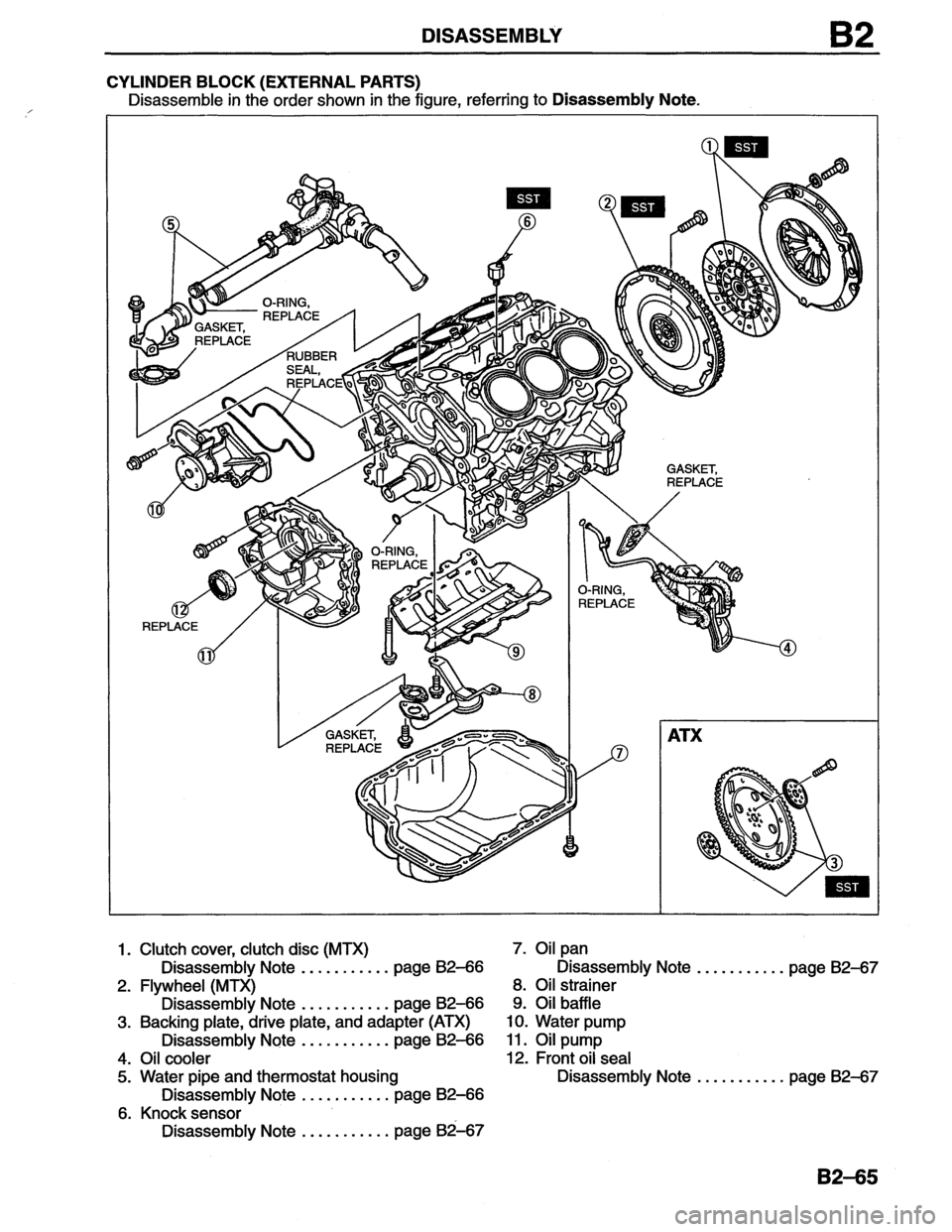 MAZDA MX-6 1996  Workshop Manual 