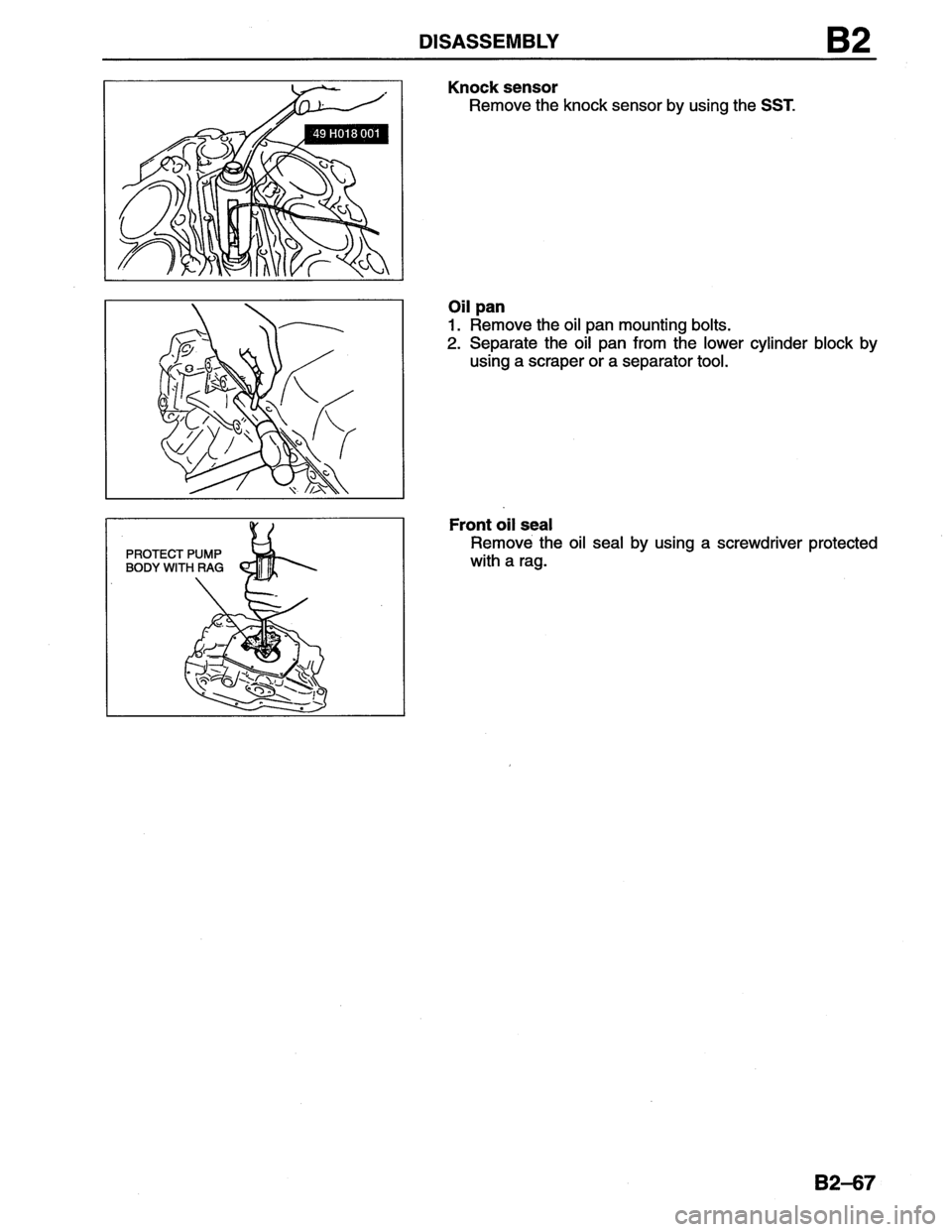 MAZDA MX-6 1996  Workshop Manual 