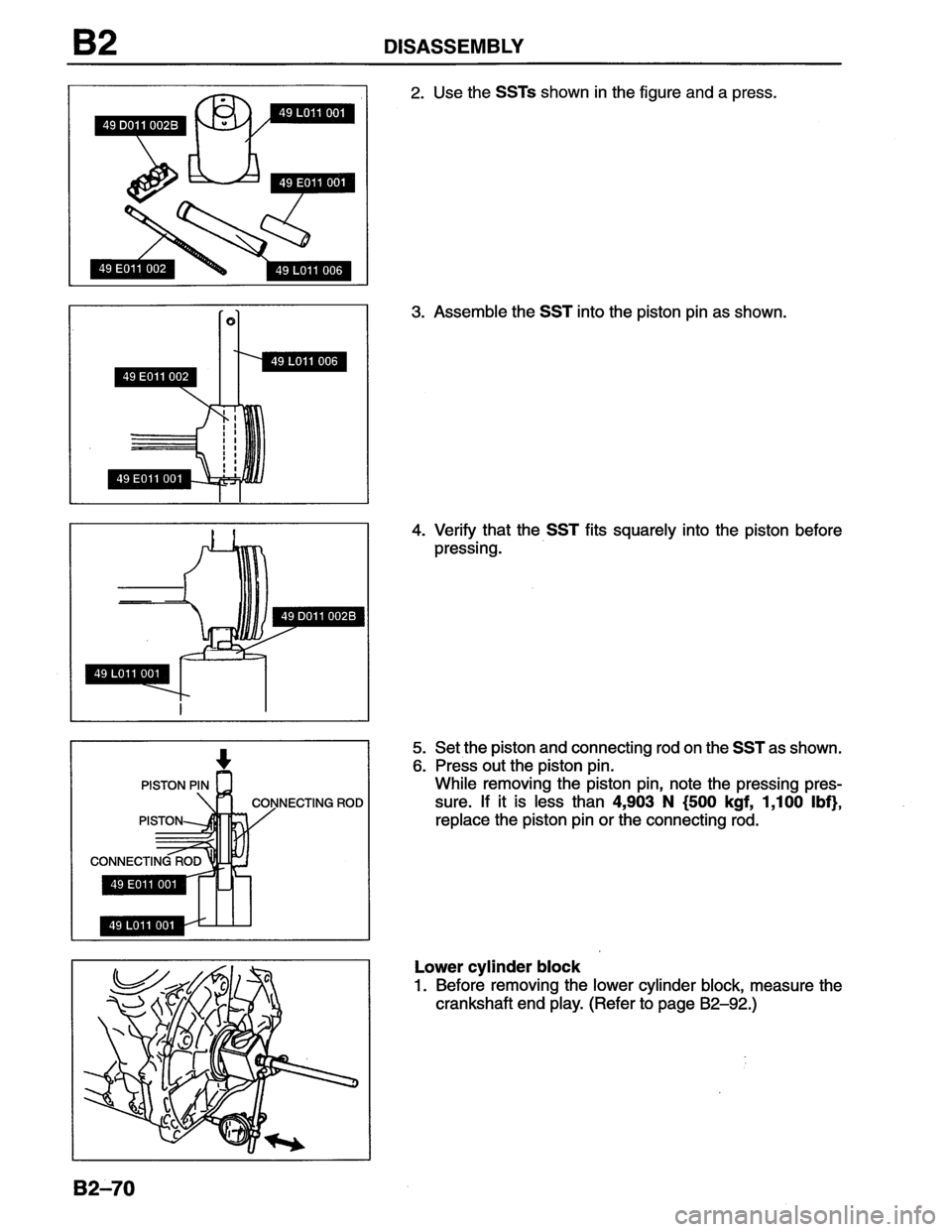 MAZDA MX-6 1996  Workshop Manual 