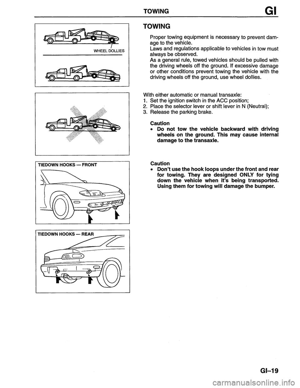 MAZDA MX-6 1996  Workshop Manual 