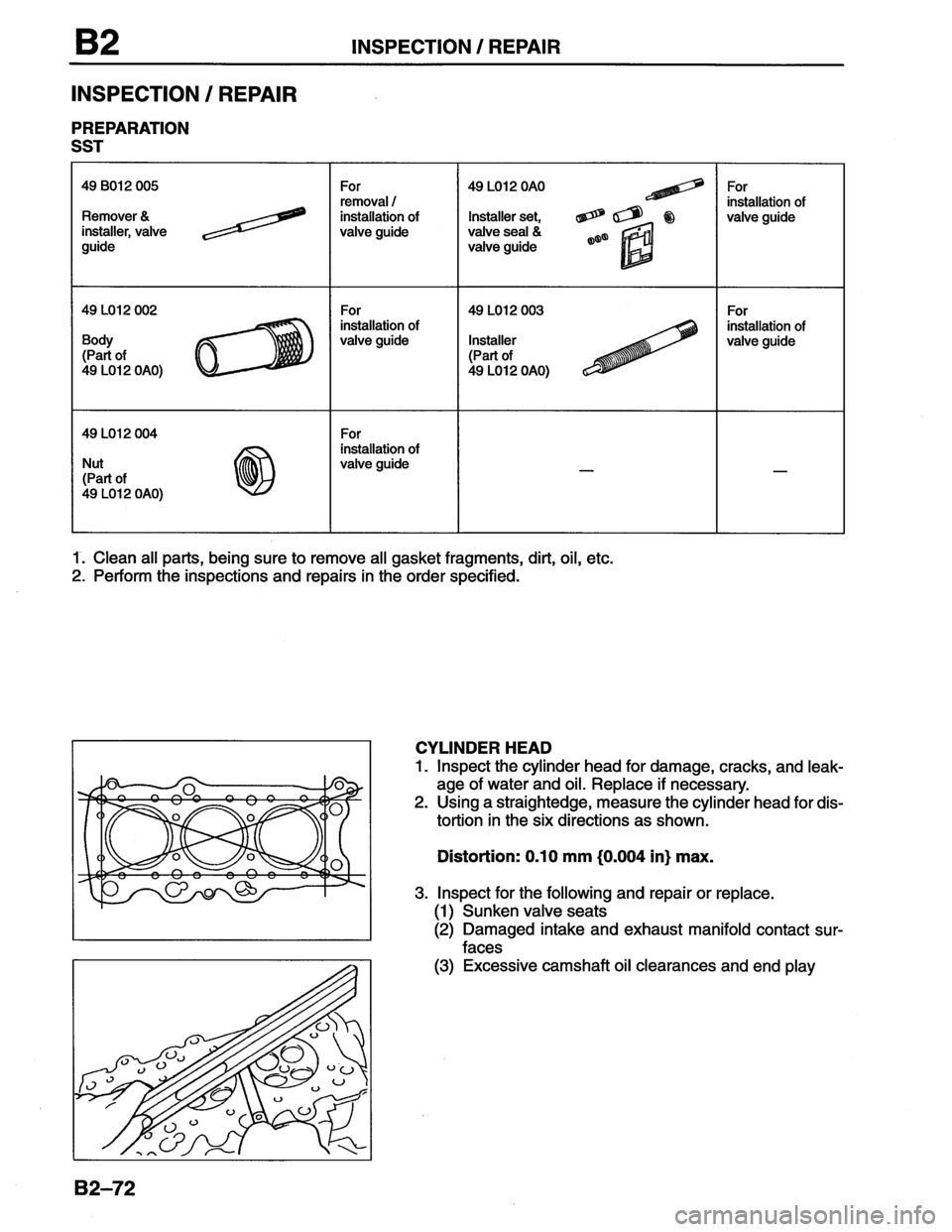 MAZDA MX-6 1996  Workshop Manual 