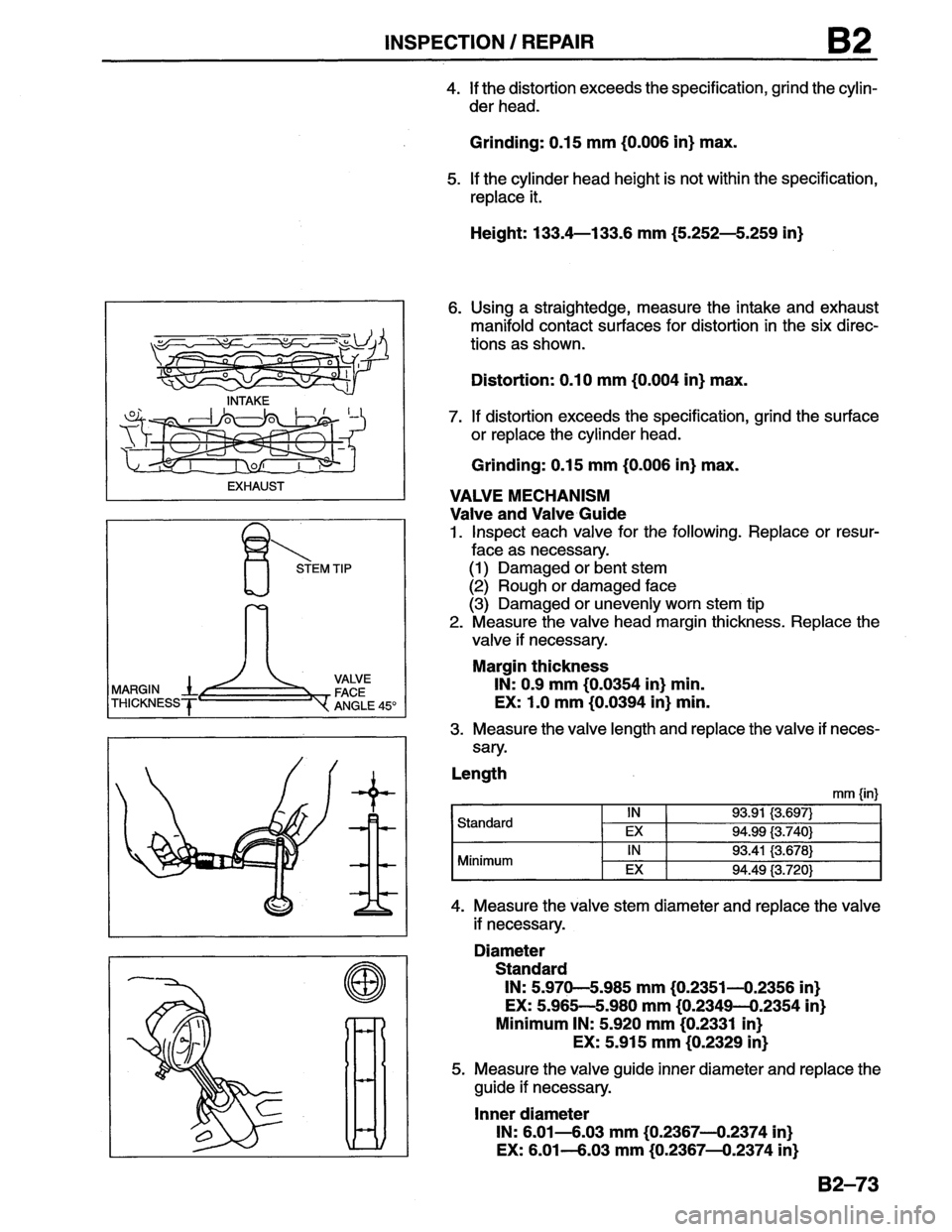 MAZDA MX-6 1996  Workshop Manual 