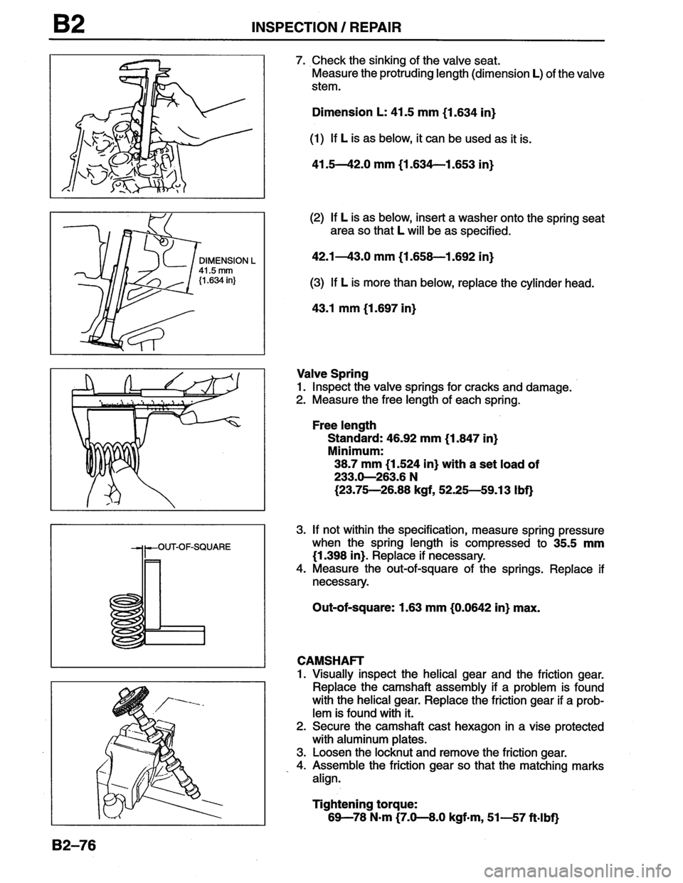 MAZDA MX-6 1996  Workshop Manual 