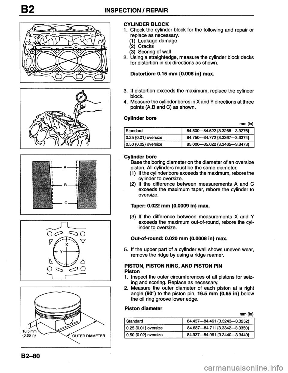 MAZDA MX-6 1996  Workshop Manual 