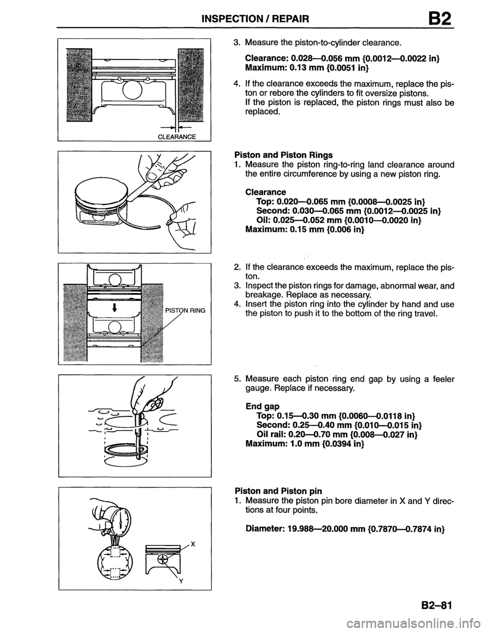MAZDA MX-6 1996  Workshop Manual 