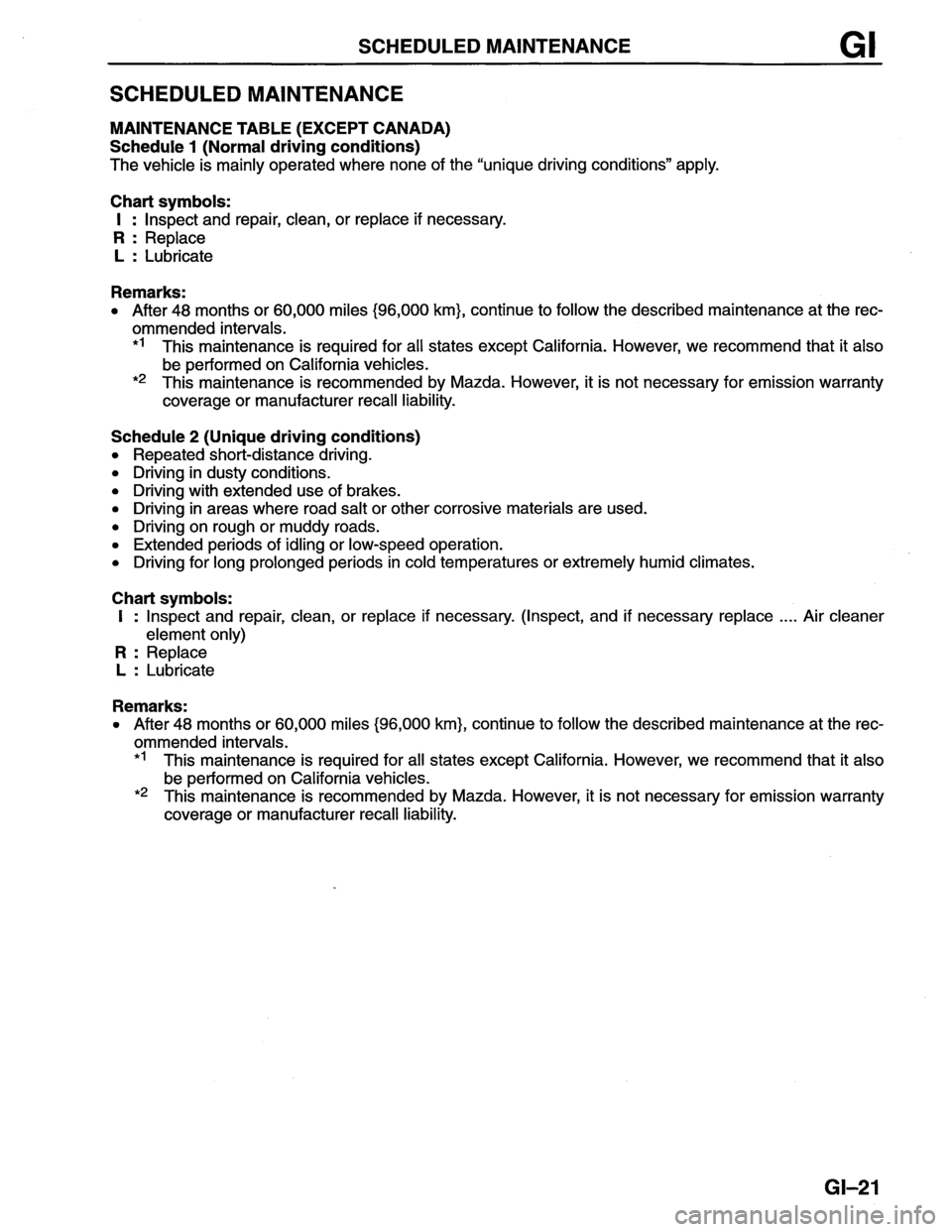 MAZDA MX-6 1996  Workshop Manual 