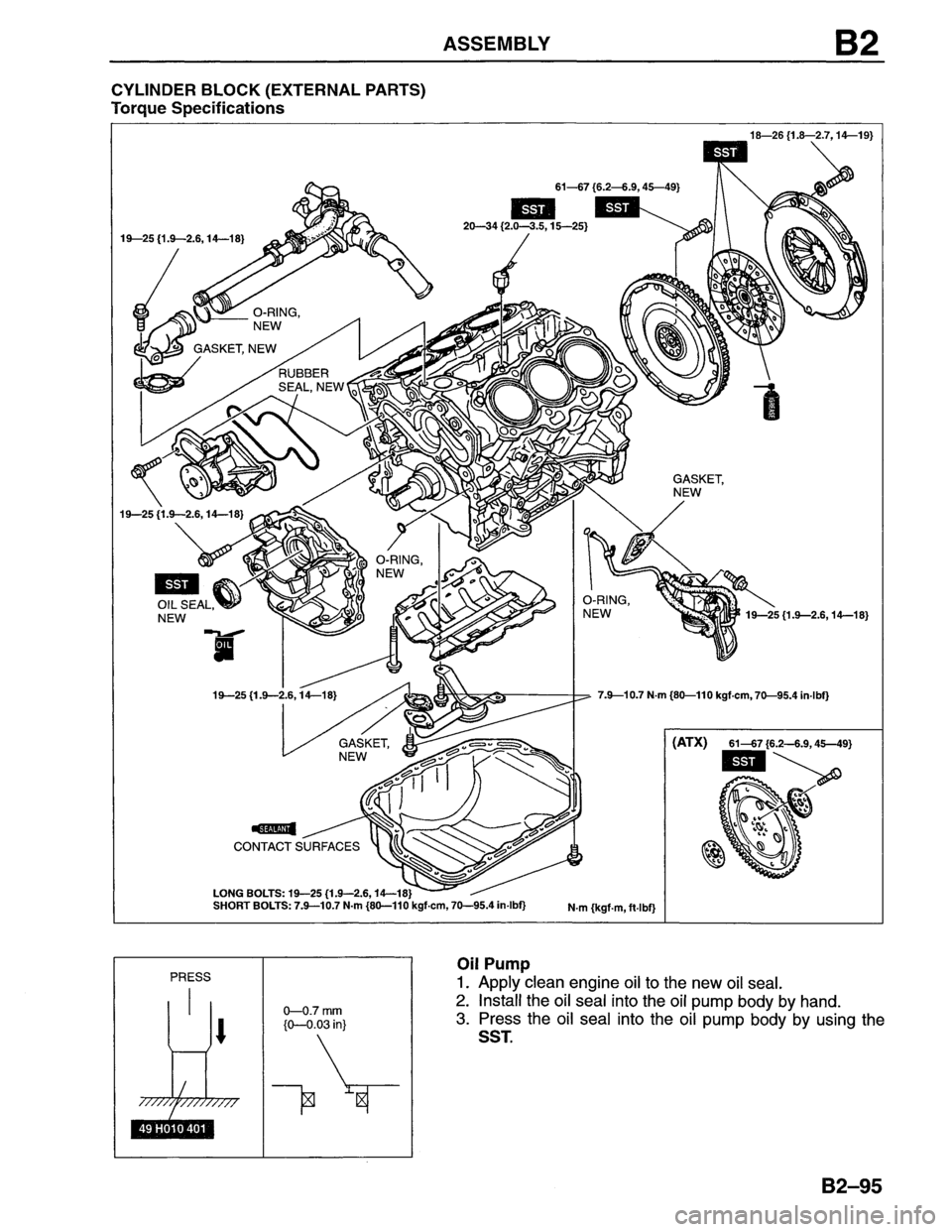 MAZDA MX-6 1996  Workshop Manual 