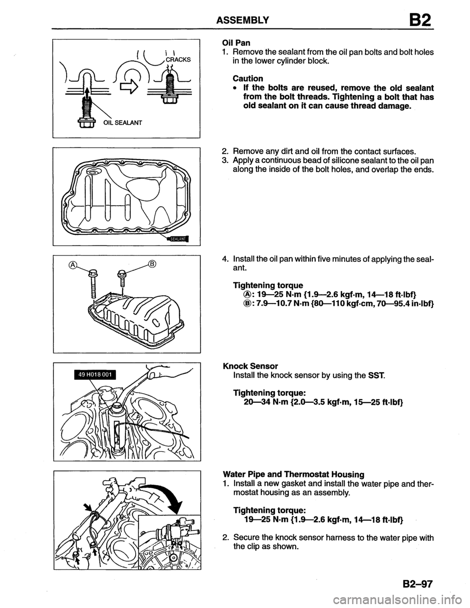 MAZDA MX-6 1996  Workshop Manual 